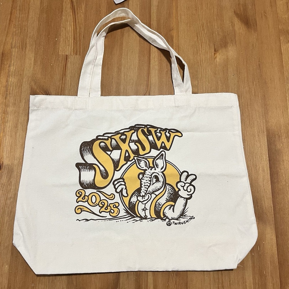 SXSW 2025 Souvenir HBO The Last Of Us Canvas Tote Bag Good Condition